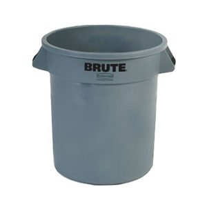 10 GAL TRASH UNIT GRAY ROUND
