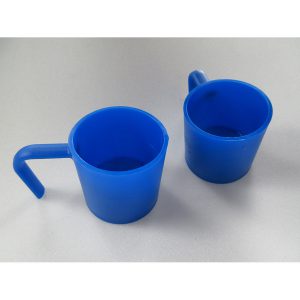 BLUE PORTION CUPS SET OF TWO