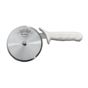 18023 4" PIZZA CUTTER PAPA JOHNS WHITE