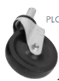 POST CASTER 5" w/o BRAKE