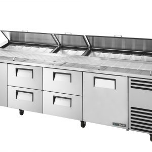 PIZZA PREP TABLE W/DRAWER 119"