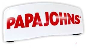 CAR TOPPER SIGN, NEW PJ 23