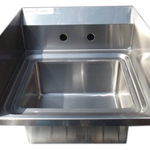 S/S Universal Hand Sink / with splash guards  (NSF)(EHS-1RL-WH)