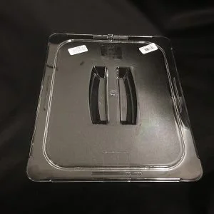 LID 1/9″ CLEAR SOLID W/HANDLE 60CWCH135